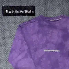 ぱ*む様 あ*さ様 希少　Thisisneverthat スウェット　パープル