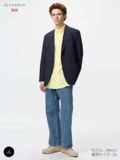 【UNIQLO × JW ANDERSON】ストレートジーンズ ブルー W30