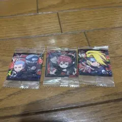 NARUTO ナルト　ウエハース シール　暁　3種3枚セット