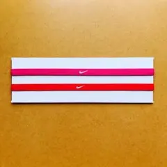 人気！ nike ヘアバンド レッド ピンク 2本セット！