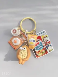 じゃらじゃらキーホルダー バッグチャーム チョコ ハニー ドーナツ 420