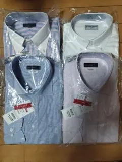 新品ワイシャツ4枚セット長袖ビジネスシャツM-82 39-82 まとめ売り