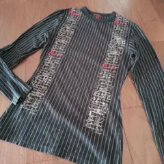 Gaultier Jeans グラフィック長袖Tシャツ、ジャンポールゴルチエ 2025年最新】JeanPaul GAULTIER レディース 長袖 Tシャツ