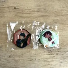 くら寿司 名探偵コナン マグネットシート2個セット 缶バッジ