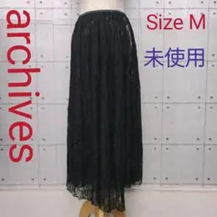 未使用 archives 総レース ロングスカート Size Mのサムネイル