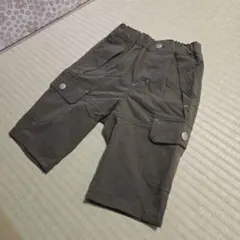 ISPEIGE ハーフパンツ カーキ色 4ポケット