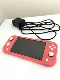 Nintendo Switch Lite コーラル本体＋ACアダプターケース付き - メルカリ