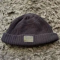 MR.FATMAN ニットキャップ ビーニー ブラック ニット帽 黒