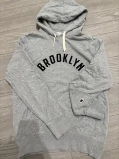 Champion グレー BROOKLYN パーカー Lサイズ