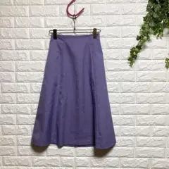 【ビス】（S）Aラインフレアスカート ひざ丈 ウエストゴム サイドポケット