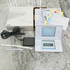 【美品】Nintendo DS Lite クリスタルホワイト　※液晶難あり