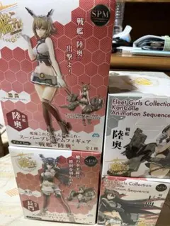 に*こ様 新品未開封★レア★艦これ 陸奥 長門 フィギュアセット★オークション形