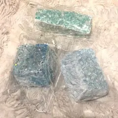 【3点セット】ざらめ スクイーズ 新品 じゃりじゃり 紫 宝石 捏捏