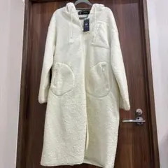 GU×UNDERCOVER コラボ ボア オーバーサイズ ロングコート Sサイズ