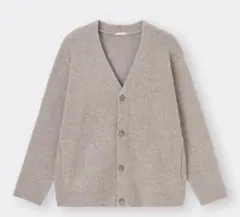 ブラッシュドヤーンカーディガン(長袖) 31 ベージュXLサイズ