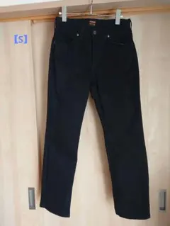 Wrangler warm 暖かい ストレート ストレッチパンツ 黒【S】