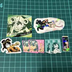 ヒロアカ 蛙吹 スクエアステッカー フレークシール ステッカー 原画展