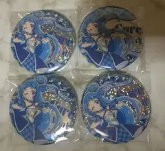 キミとアイドルプリキュア♪ キュアウインク BIG缶バッジ 4個 まとめ売り
