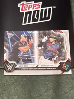大谷翔平 ジョン・シナ Topps NOW コラボカード WBC 侍ジャパン - メルカリ