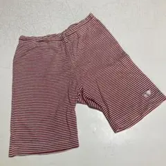 ファミリア赤と白のストライプ ハーフパンツ90