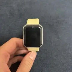 四角形スマートウォッチ 本体 イエロー