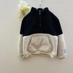 美品　ハーフジッププルオーバー　ボアバイカラー　ジェニィラブ　140センチ