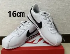 ②新品ナイキNIKE☆コルテッツイージーオン16㎝ホワイト/ブラック108