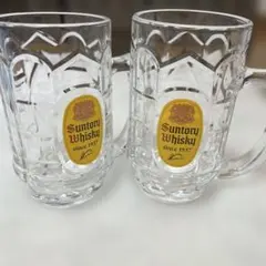 角ハイ　Suntory Whisky メガジョッキ クリスタルカット