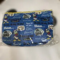 ドナルドダック ポーチ 青色