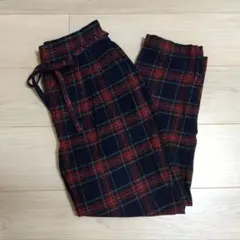 チェックパンツ カジュアルパンツ