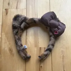 ユニバ キティ ヒョウ柄 カチューシャ