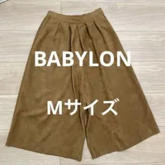 BABYLONEスウェード風　キュロットパンツ