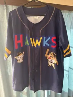 ホークス クレヨンしんちゃんコラボ ユニフォーム ネイビー - メルカリ