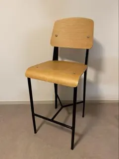 かなでもの｜Art - Wood　レトロモダンなハイチェア　アイアン脚のサムネイル