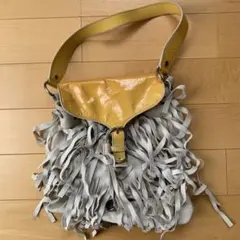 【YVES SAINT LAURENT】フリンジショルダーバッグ