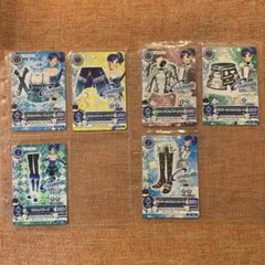 アイカツカード初期　2コーデ　6枚セット　霧矢あおい