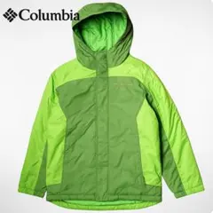 J31ね＠ Columbia フード付きリバーシブルジャケット XS グリーン