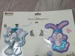 ワッペンバッジ ステラルーとジェラトーニ 2点セット ディズニーシー