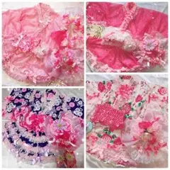 リメイクset♡浴衣♡ハンドメイド♡リメイク♡帯♡帯飾り♡set