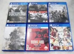PS4ソフト　6本セット　バイオハザード　ニーア　オートマタ　ゴッドイーター　他