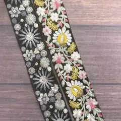 332.インド刺繍リボン 1m50cm×2本セット