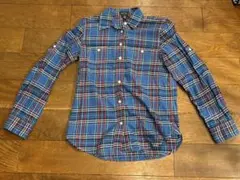 Ralph Lauren ラルフローレン 薄手マチ付きネルシャツ