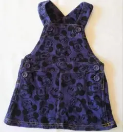 ディズニーリゾート ミニーちゃん デニム風ジャンパースカート 80cm