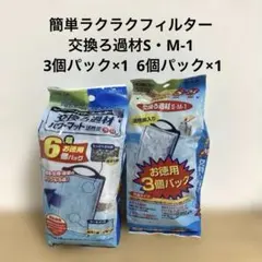 GEX簡単ラクラクフィルター交換ろ過材S・M-1 3個パック・6個パックのサムネイル