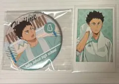 ハイキュー!! 岩泉一 缶バッジ 極楽湯ポラショット