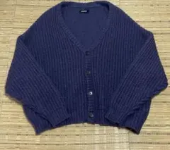 OPENING ACT モヘアニットビッグシルエットカーディガン　サイズS