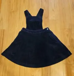 プチバトー　ネイビー コーデュロイ ジャンバースカート　110cm 5ans