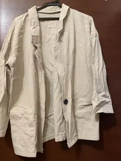 セットアップ　ベージュ　韓国風　ショートパンツ　ジャケット