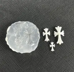 本日3/31シリコンモールド クロス型 クロムパーツ クロムモールド