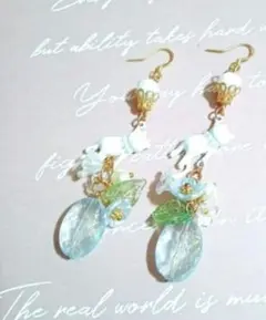 再再出品】トロピカルソーダー／ピアス／イヤリング　verブルーのみ1セット